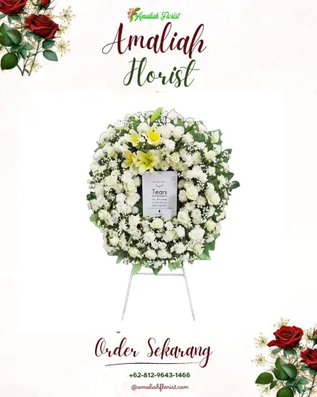 Krans Bunga Duka Cikate